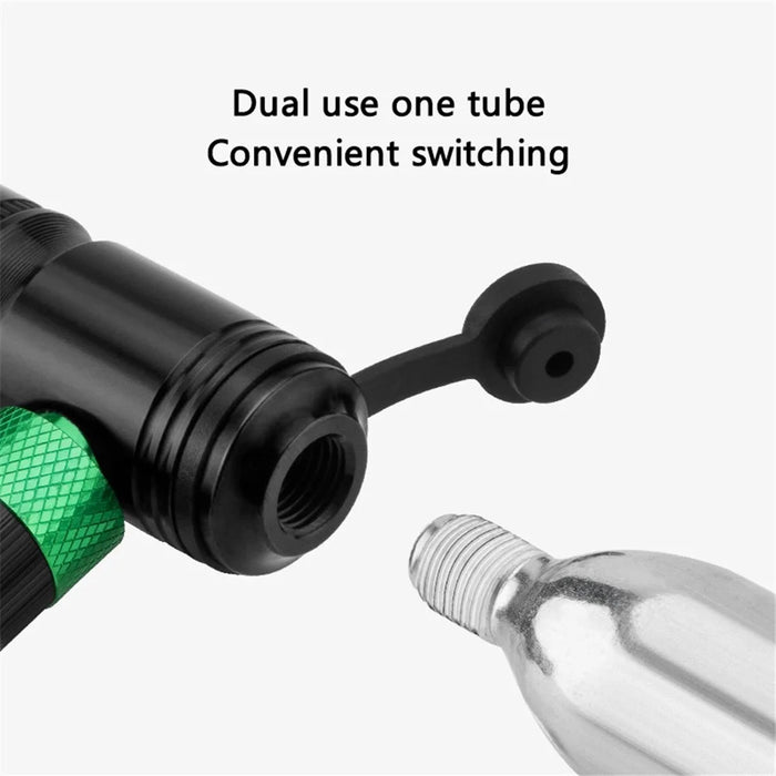 ROCKBROS 42320001001 Portable Bike Pump 110PSI High-Pressure Quick Fill Air Inflator with AV / FV Nozzle - 4