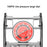 ROCKBROS 160PSI High-Pressure Floor Foot Pump Portable Bike Air Inflator Pump with Air Pressure Gauge - 4