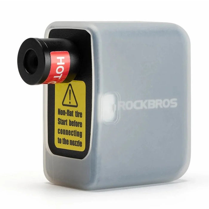 ROCKBROS AS1 Mini Electric Air Pump Portable High Pressure FV / AV Nozzle Road Mountain Bike Inflator Pump - 1