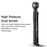 ROCKBROS LK4232001001 Portable 320PSI Bicycle Pump with Pressure Gauge Fits Presta and Schrader Valves - 2