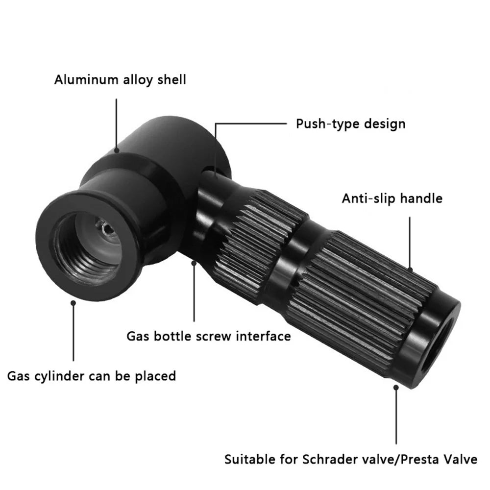 ENLEE E22602-1 Bicycle Accessories CO2 Inflator Nozzle without Inflation Bottle - 5