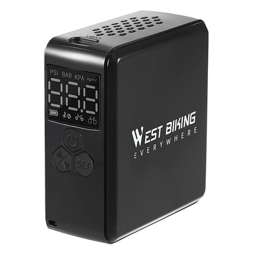 WEST BIKING YP0711160 Electric Air Pump Digital Display Wireless Car Motorcycle Bike Tire Inflator - 1