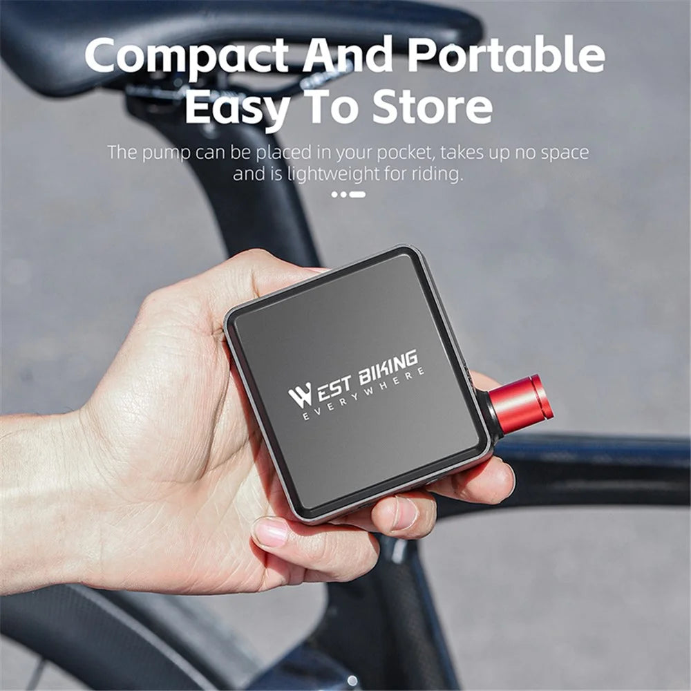 WEST BIKING YP0711160 Electric Air Pump Digital Display Wireless Car Motorcycle Bike Tire Inflator - 2
