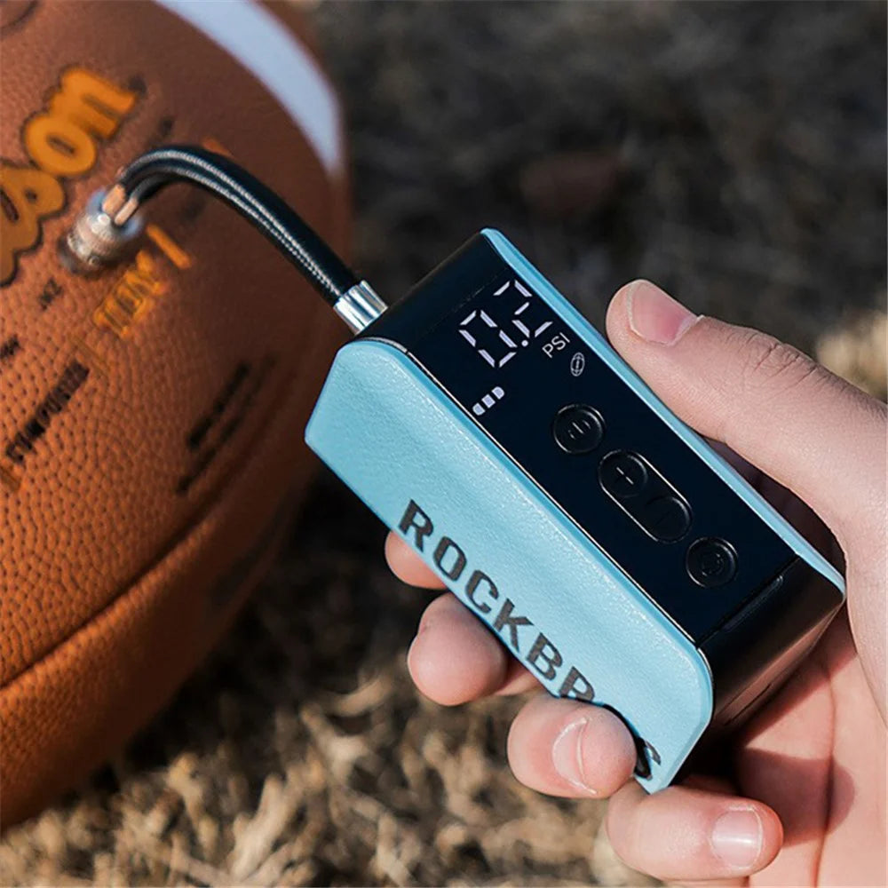 ROCKBROS 42520006001 Portable Digital Display Basketball Football Inflator Wireless Electric Air Pump - 6