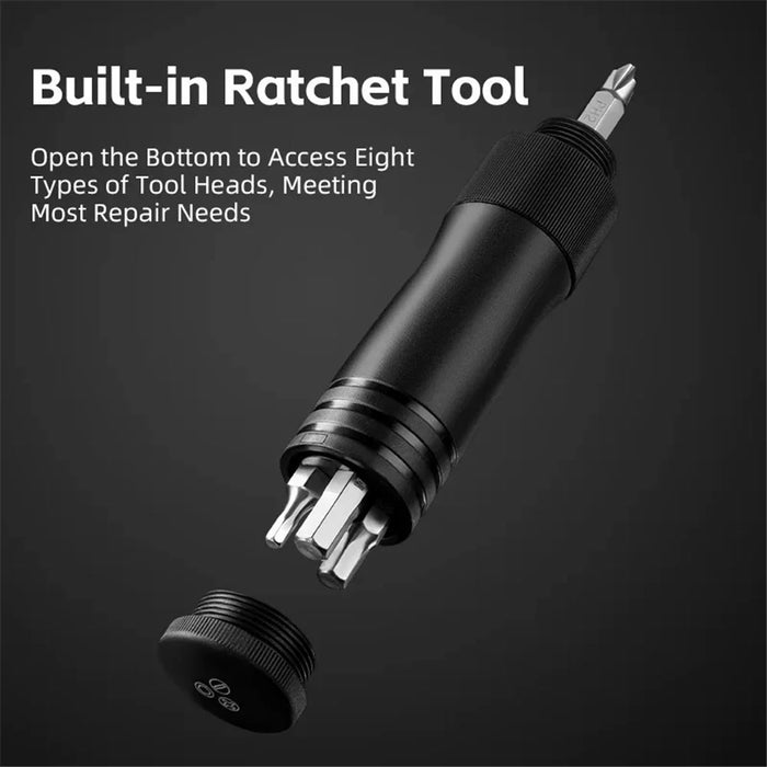 ROCKBROS TG-1616 Portable 120PSI Bicycle E-Bike Tire Air Pump Bike Basketball Metal Inflator with Ratchet Tools - 4