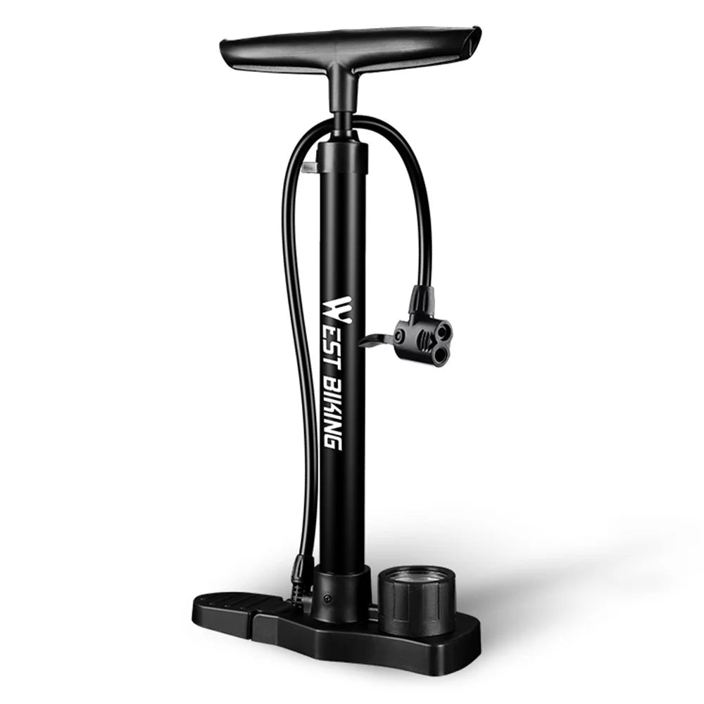 WEST BIKING YP0711142 160PSI High Pressure E-Bike Bicycle Tire Air Pump with Pressure Gauge - 3