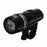 Mountain Bike 5-LED Front Lamp Black + Butterfly Tail Lamp Set - 5