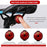 WEST BIKING Smart Sensor Bike Brake Light 6 Modes Waterproof USB Charging Bike Seatpost LED Tail Light - 5