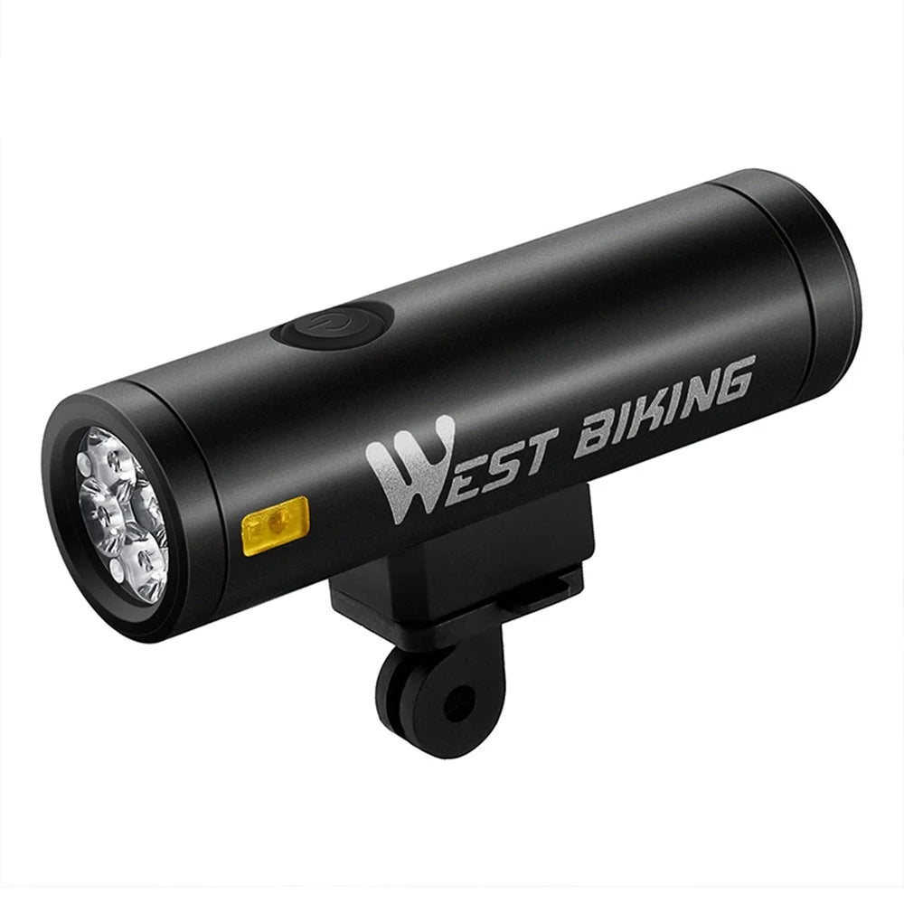 WEST BIKING YP0701399 400LM Aluminum Alloy Bicycle Headlight IPX6 Waterproof Bike Front Light - 2