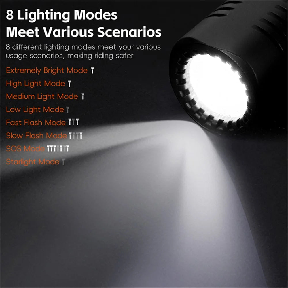 WEST BIKING YP0701445 1000LM Bright Bicycle Headlight Aluminum Alloy Bike Front Light (CE Certified) - 7