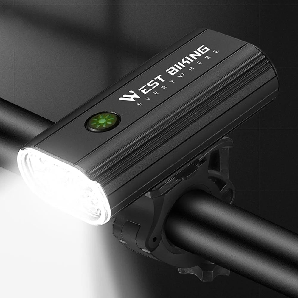 WEST BIKING YP0701417 High Power 1500 Lumen Bike Handlebar Light 5 Modes Waterproof Bicycle Front Lamp - 6