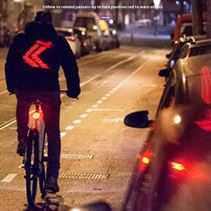 Wireless Remote Control Mountain Bike Turn Signal Light Cycling Safety Flashing Taillight - 6