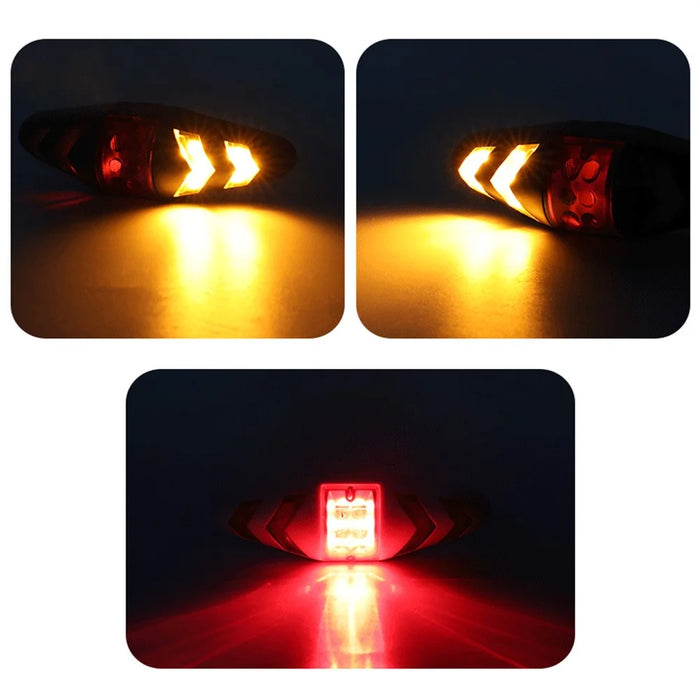 Wireless Remote Control Mountain Bike Turn Signal Light Cycling Safety Flashing Taillight - 7
