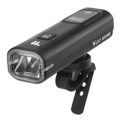 WEST BIKING YP0701457 Intelligent Light Sensing Bike Front Lamp 400 Lumens Bicycle Headlight ( with Digital Display ) - 1