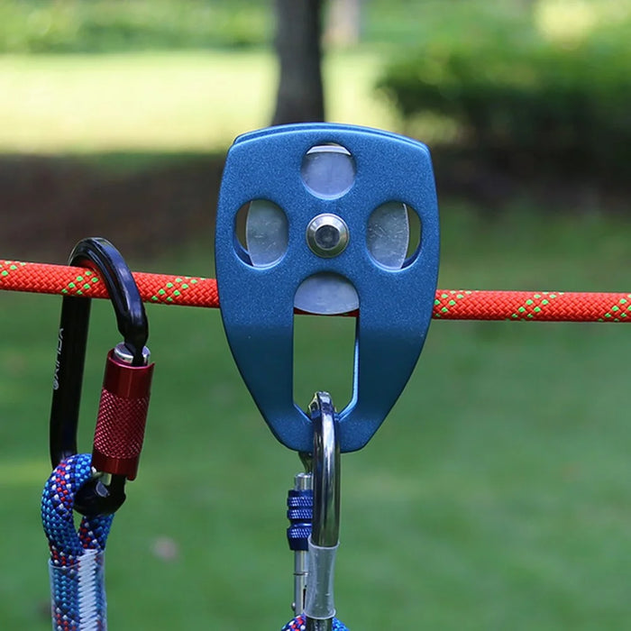 XINDA XD-8611 Outdoor Mountaineering Rescue Speedway Expansion Lifting Metal Big Pulley with Bearing - 5