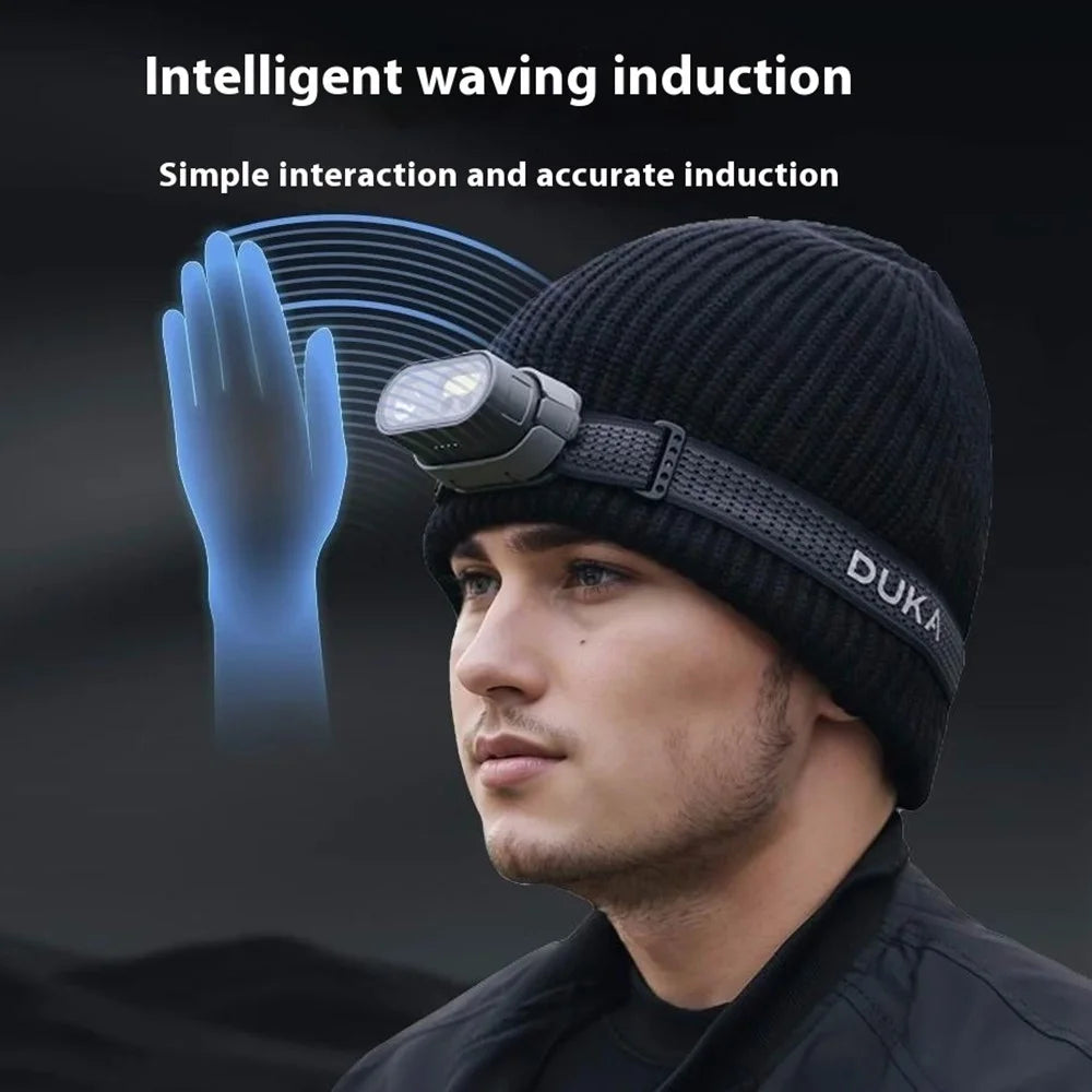 XIAOMIYOUPIN DUKA MH1 2Pcs Intelligent Sensor Headlamp 8 Modes Lightweight Head Light with Charging Case (Chinese Version) - 4