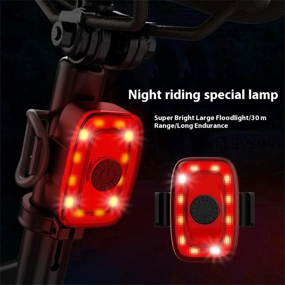 W01 Rechargeable Bike Tail Light High Brightness Road MTB Bikes LED Cycling Safety Warning Lamp (CE Certified) - 4