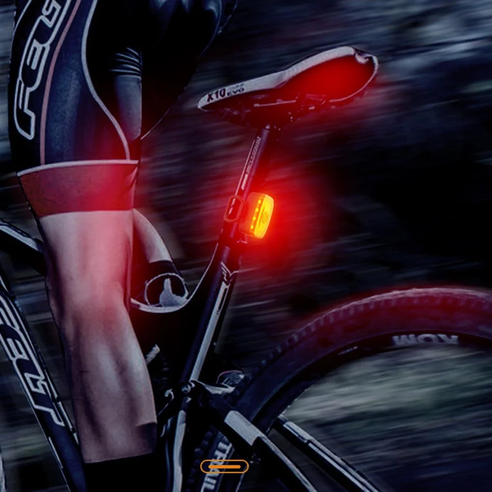 W01 Rechargeable Bike Tail Light High Brightness Road MTB Bikes LED Cycling Safety Warning Lamp (CE Certified) - 5