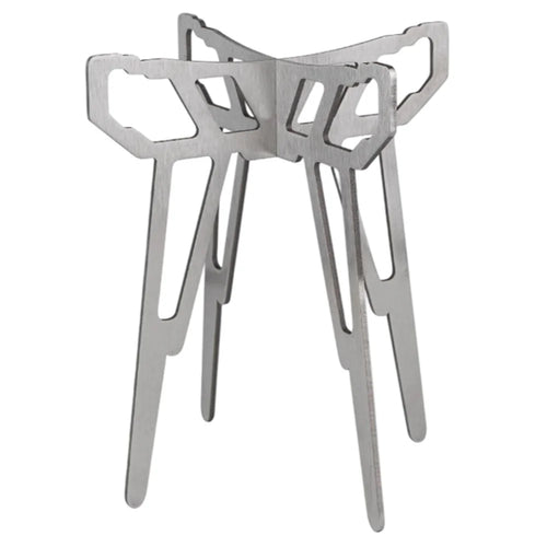 CLS Outdoor Camping Fire Rack Detachable BBQ Grill Ultralight Foldable Stand for Tea Cooking Water Boiling - 1