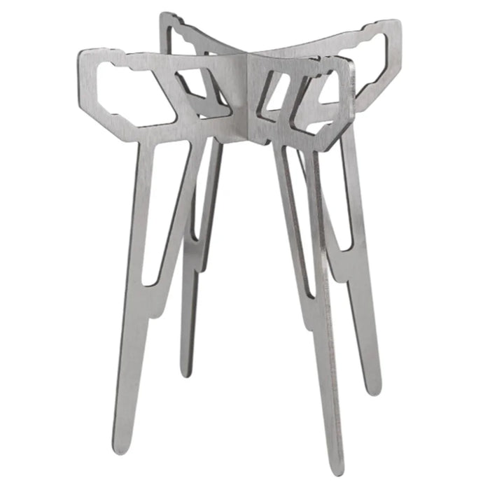 CLS Outdoor Camping Fire Rack Detachable BBQ Grill Ultralight Foldable Stand for Tea Cooking Water Boiling - 1