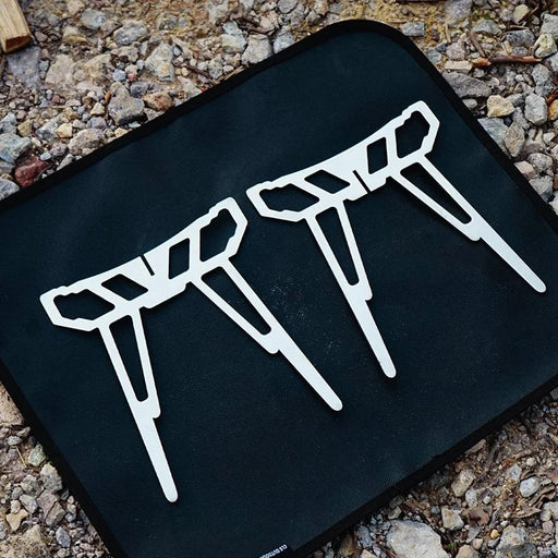 CLS Outdoor Camping Fire Rack Detachable BBQ Grill Ultralight Foldable Stand for Tea Cooking Water Boiling - 2