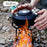CLS Outdoor Camping Fire Rack Detachable BBQ Grill Ultralight Foldable Stand for Tea Cooking Water Boiling - 3