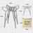 CLS Outdoor Camping Fire Rack Detachable BBQ Grill Ultralight Foldable Stand for Tea Cooking Water Boiling - 6