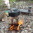 CLS Outdoor Camping Fire Rack Detachable BBQ Grill Ultralight Foldable Stand for Tea Cooking Water Boiling - 7