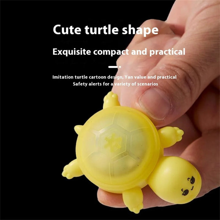 Cute Turtle Shape Bike Tail Light Waterproof Intelligent Motion Sensing Cycling Warning Lamp - Blue - 3