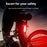 Bicycle Tail Light USB Rechargeable High Brightness Night Riding Warning Light Saddle Lamp - 2
