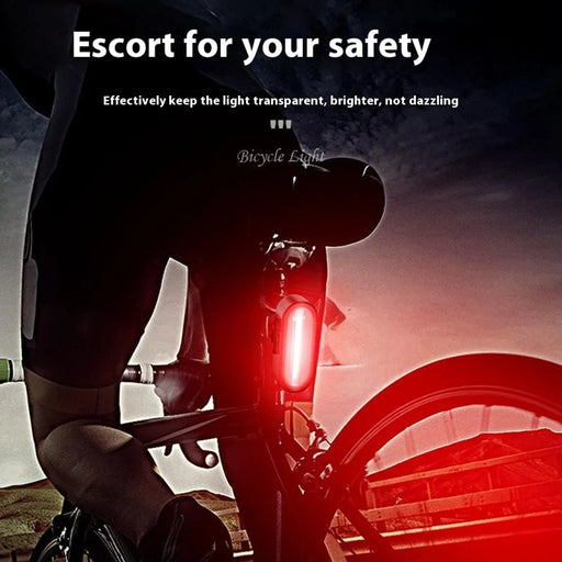 Bicycle Tail Light USB Rechargeable High Brightness Night Riding Warning Light Saddle Lamp - 2
