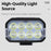 YP0701469 Bicycle Front Light 8-LED High Brightness Mountain Bike Warning Light with Digital Display - 6