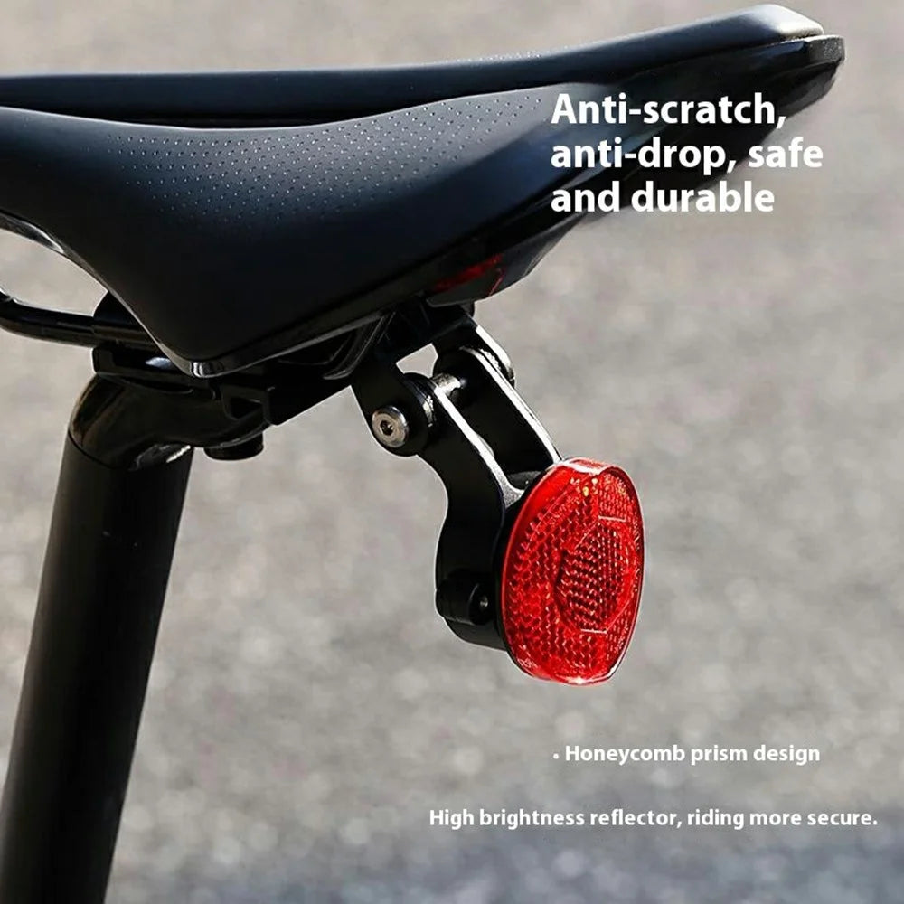 For AirTag Bicycle Tail Light Adjustable Angle Night Cycling Warning Lamp for Mountain Road Bike (Without Airtag) - ATG01 - 3