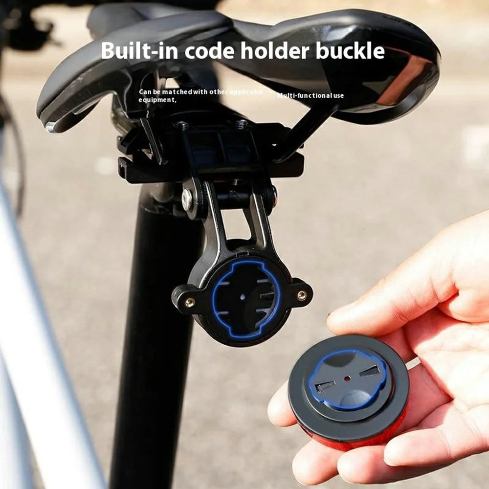 For AirTag Bicycle Tail Light Adjustable Angle Night Cycling Warning Lamp for Mountain Road Bike (Without Airtag) - ATG01 - 4