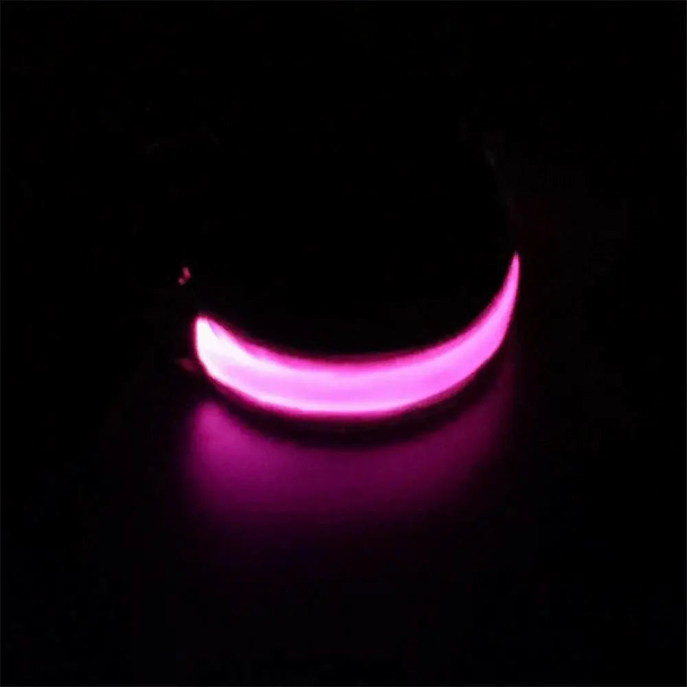Rechargeable LED Armband Outdoor Sports Night Running Safety LED Light Arm Band - White - 7