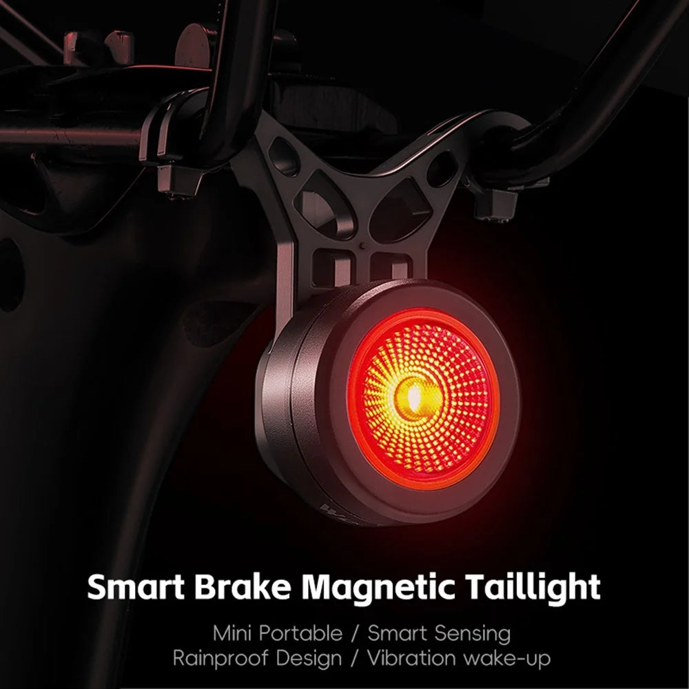 WEST BIKING Mountain Road Bike Safety Warning Lamp Smart Brake Sensing Tail Light for Bicycle - Seat Bow - 4