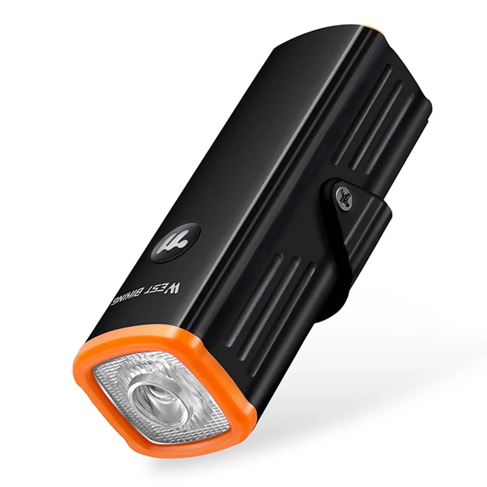 WEST BIKING YP0701473 Bicycle Night Riding Front Light Aluminum Alloy MTB Road Bike High Brightness Light - 1