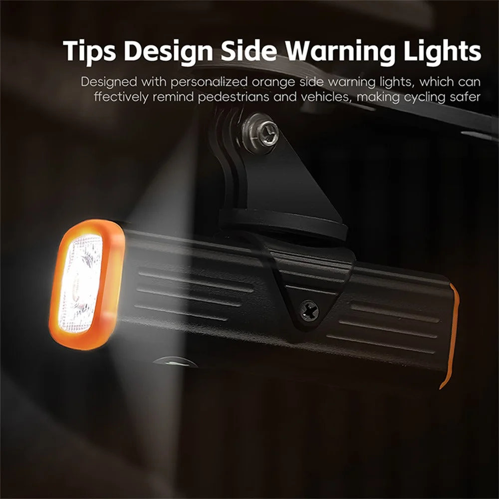 WEST BIKING YP0701473 Bicycle Night Riding Front Light Aluminum Alloy MTB Road Bike High Brightness Light - 5