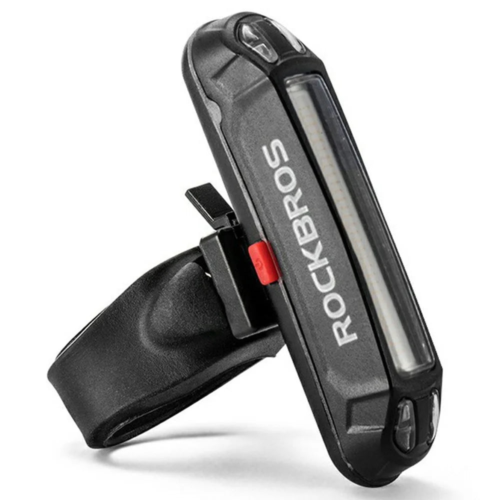 ROCKBROS Mountain Bike USB Rechargeable Tail Light Super Bright Waterproof Safety Warning Lamp - Red+Green+Blue - 1