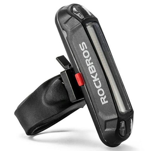 ROCKBROS Mountain Bike USB Rechargeable Tail Light Super Bright Waterproof Safety Warning Lamp - Red+Green+Blue - 1