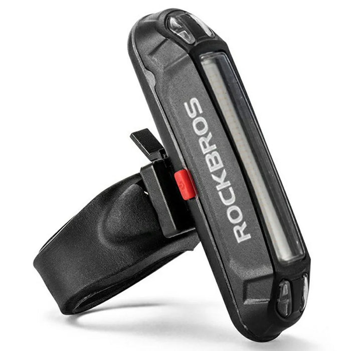 ROCKBROS Mountain Bike USB Rechargeable Tail Light Super Bright Waterproof Safety Warning Lamp - Red+Green+Blue - 1