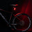 ROCKBROS Mountain Bike USB Rechargeable Tail Light Super Bright Waterproof Safety Warning Lamp - Red+Green+Blue - 3