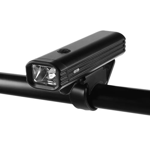 210-1 400 Lumens Bike Front Handlebar Light USB Rechargeable Aluminum Alloy Flashlight for Night Cycling - 1