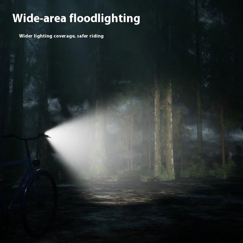 210-1 400 Lumens Bike Front Handlebar Light USB Rechargeable Aluminum Alloy Flashlight for Night Cycling - 5
