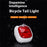 ENLEE Bicycle Emotion Sensing Taillight Smart Brake Warning Light Road Bike Night Riding Lamp - White - 2