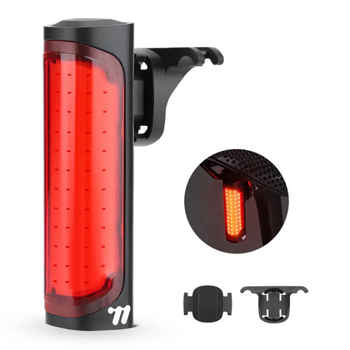 WEST BIKING YP0701492 Smart Brake Sensing Bike Tail Light for Mountain Road Bicycle 8 Modes LED Safety Warning Lamp - 1