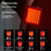 WEST BIKING YP0701495 Size L Bike Tail Light Triangle Shape 8 Modes COB LED Safety Warning Lamp for Mountain Road Bicycle - 7