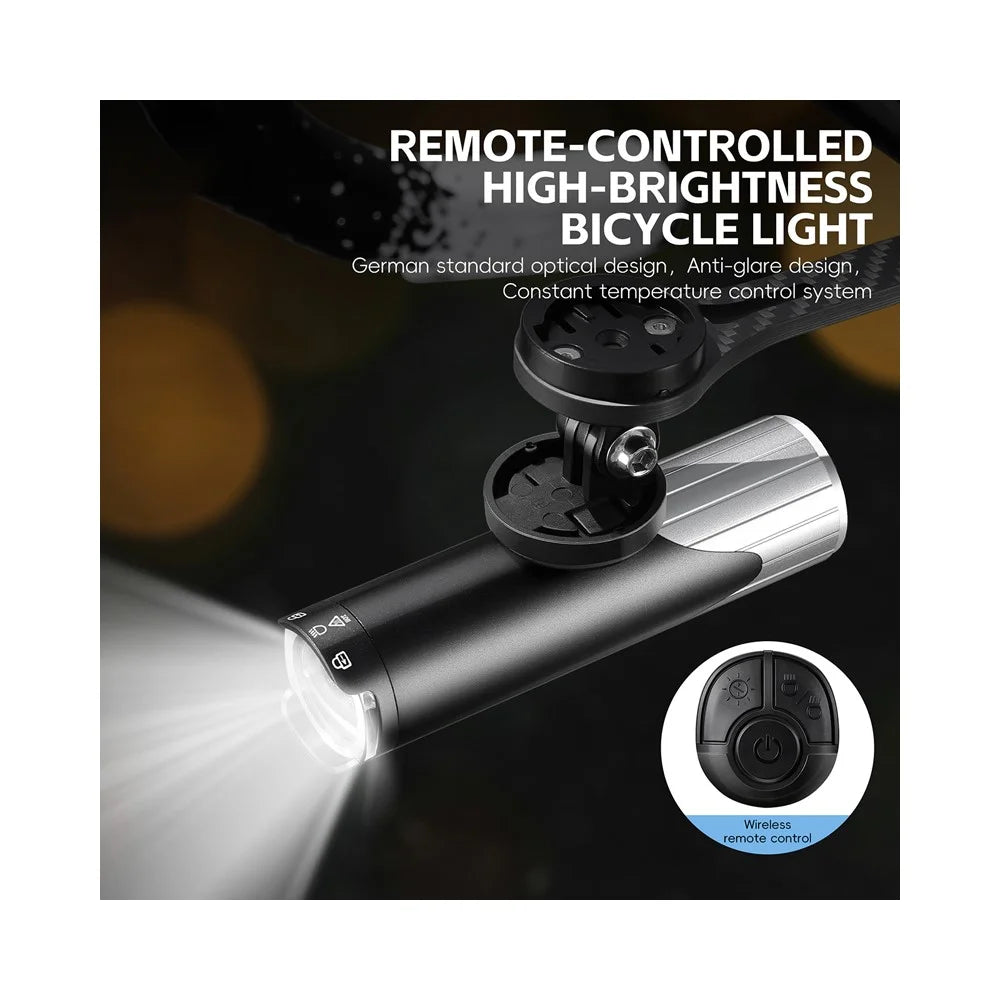 WEST BIKING YP0701498 2000 Lumens Bike Front Light Wireless Remote Control High Brightness Cycling Headlight - 2