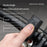 ROCKBROS 2410011 RHL1600 2410011001 Split Bike Light Foldable 1600 Lumens Bright Headlight for Road Mountain Bike Night Riding (No Battery) - Black - 3