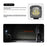 ROCKBROS 2410011 RHL1600 2410011001 Split Bike Light Foldable 1600 Lumens Bright Headlight for Road Mountain Bike Night Riding (No Battery) - Black - 5